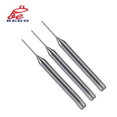 10 Pcs 0.1-0.3Mm Solide Carbide Mini Micro Power Drill Bit Set for Melt-Blown Fabric